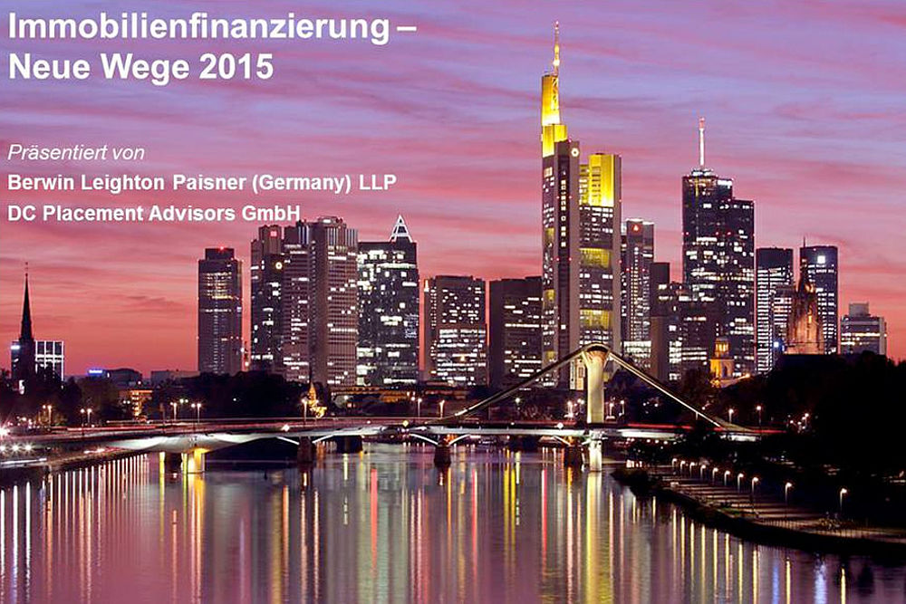 Immobilienfinanzierung – Neue Wege 2015