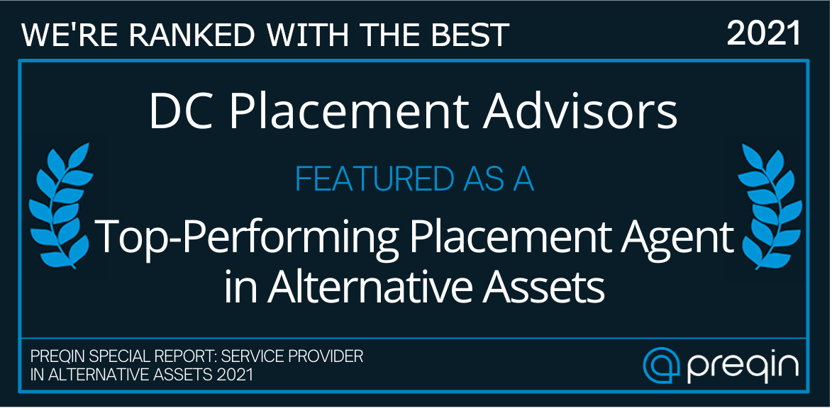 DC Placement Advisors has been named as a top performer in alternative assets
